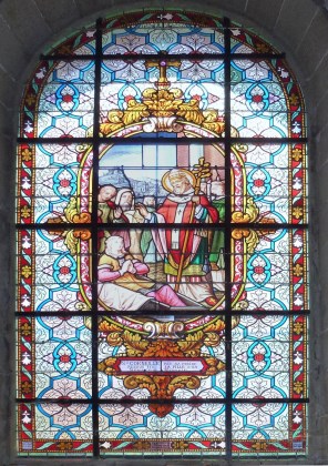 교황 성 고르넬리오에 의해 되살아난 로마 원로원 의원의 딸_photo by PIERRE ANDRE LECLERCQ_in the Church of Saint-Cornely in Carnac_France.jpg